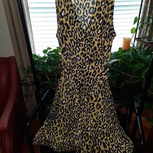 INC International Concepts: yellow leopard 🐆dress